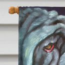 Neapolitan Mastiff House Flag 28x40 Porch Sleeve Pole Decorative Outside Yard Banner Artwork Wall Hanging, Polyester