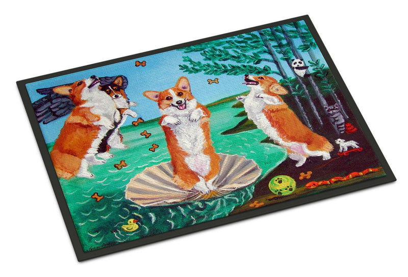 Corgi Birth of Venus Indoor or Outdoor Mat 18x27 7319MAT