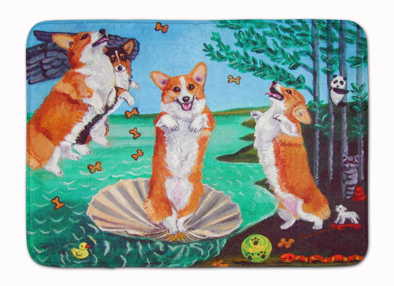 Corgi Birth of Venus Machine Washable Memory Foam Mat 7319RUG