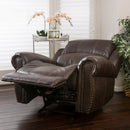 Wide Standard Manual Glider Recliner by Unique Piece Furniture
