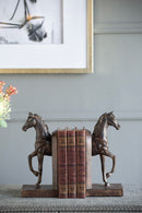 S/2 5x4x10.5' Trotting Horse Bookends by HouseOfZazla