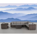 Stylish Entertainment Sectional Set, Outdoor Living