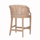 Casual Handcrafted Rattan Counter Stool by Unique Piece Furniture