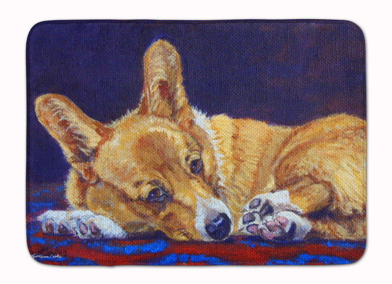 Corgi Blue Lonesome Machine Washable Memory Foam Mat 7320RUG