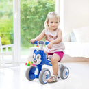 Baby Balance Bike No Pedal Lightweight Infant 4 Wheels Baby Bicycle-Blue by LJGDeals
