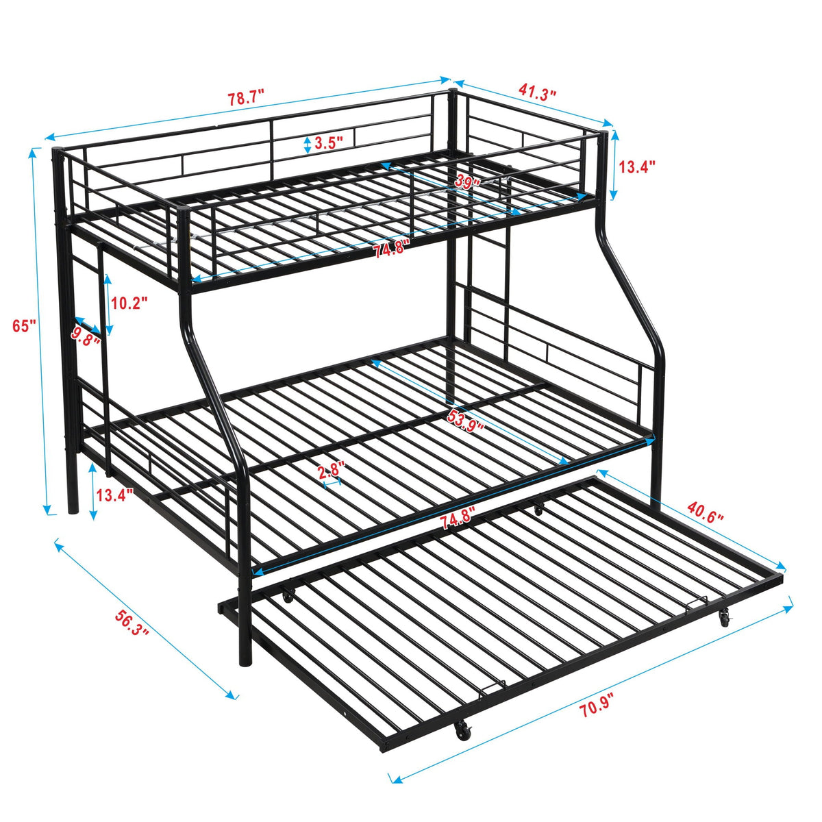 Modern Metal Bunk Bed, photo 11 of 18