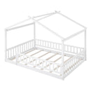 Bed House Bed Frame With Fence by HouseOfZazla