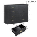 Modern Drawer Dresser For Bedroom, Ample Storage Wide Chest Of Drawers by Unique Piece Furniture