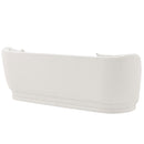 Siri - Upholstered Sofa - Cream by HouseOfZazla