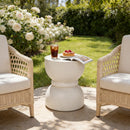 U_Style Outdoor Concrete Side Table by HouseOfZazla
