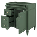 Bathroom Vanity With 2 Drawers And Tip-Out Drawer, Storage Cabinet by Unique Piece Furniture