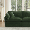 U-Shaped Sectional Sofa with Reversible Footrest