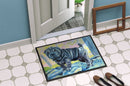 Blue Shar Pei Doormat - 24x36 Decorative Floor Mat – Indoor/Outdoor Rug