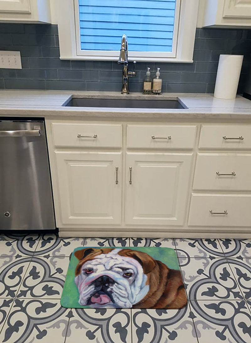 Admiral the English Bulldog Machine Washable Memory Foam Mat 7349RUG