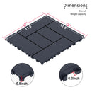 Patio Diy Module Interlocking Decking Tiles Floor, Outdoor And Indoor, Easy And Quick Installation