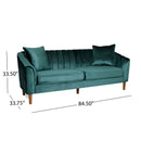 Contemporary 3 Seater Sofa With Accents