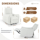 Wall Hugger Power Recliner Chair With USB Port (Type-C) by Unique Piece Furniture