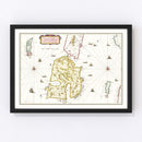 Vintage Map of the Isle of Islay 1665
