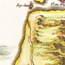 Vintage Map of the Isle of Jura 1665