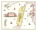 Vintage Map of the Isle of Jura 1665