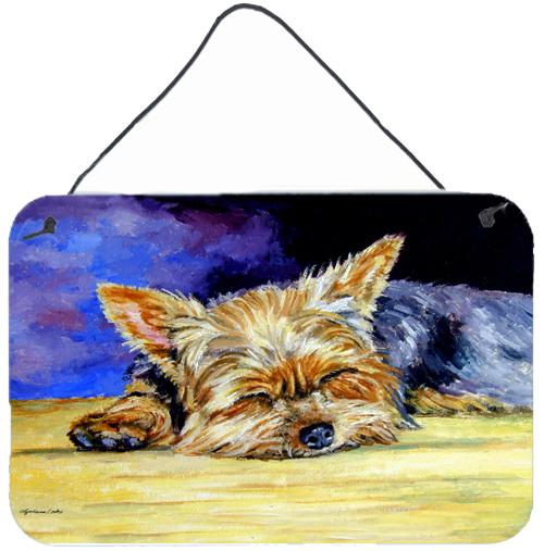 Yorkie Taking a Nap Wall or Door Hanging Prints 7357DS812