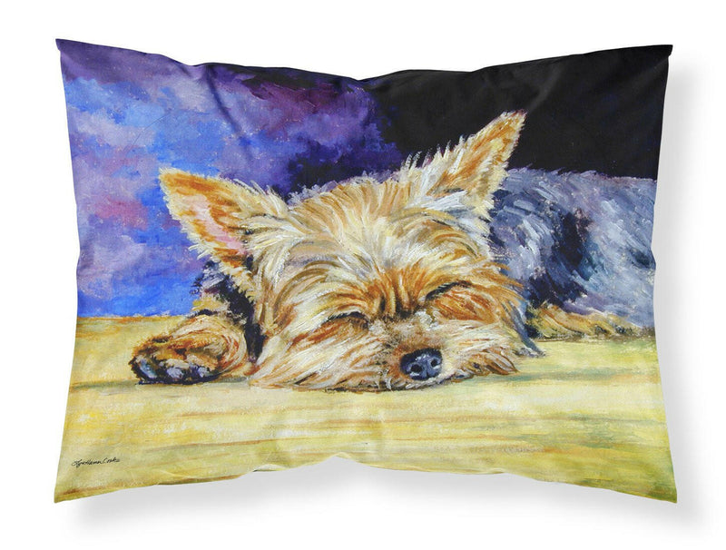 Yorkie Taking a Nap Fabric Standard Pillowcase 7357PILLOWCASE