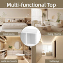 U-Can 78.7''H Hall Tree with Bench and 5 Storage Cubbies, Modern Entryway Storage Organizer Cabinet with 4 Doors, 5 Drawers and Adjustable Shelves for Hallway, Entryway, Living Room