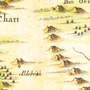 Vintage Map of Sutherland, Scotland 1665