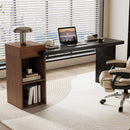 Modern Two-Tone Sofa Side Table