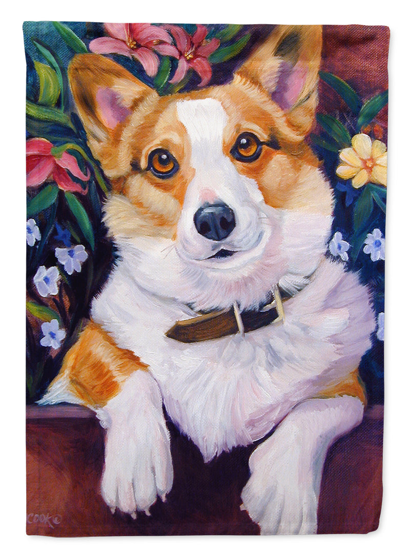 Can I help you Corgi Flag Canvas House Size 7362CHF