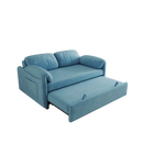54 "velvet blue sofa sofa bed dual purpose living room retractable bed