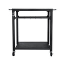 2-Tier Outdoor Grill Cart with Stainless Steel Top