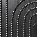 Modern Black Wood Storage Cabinet with Decorative Door by HouseOfZazla