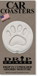 Dog Paw Car Coasters