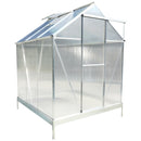 Polycarbonate house, Heavy Duty Outdoor Aluminum Walk-In House Kit With Rain Gutter, Vent And Door For Backyard Garden by HouseOfZazla