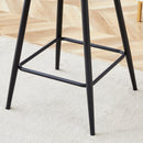 Modern Bar Chair Rounded Backrest (Set of 2) by HouseOfZazla