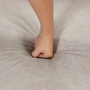 87.4" Sleeper Sofa Bed, 2 in 1 Pull Out sofa bed L Shape Couch with Storage Ottoman for Living Room, Bedroom Couch and Small Apartment, Beige