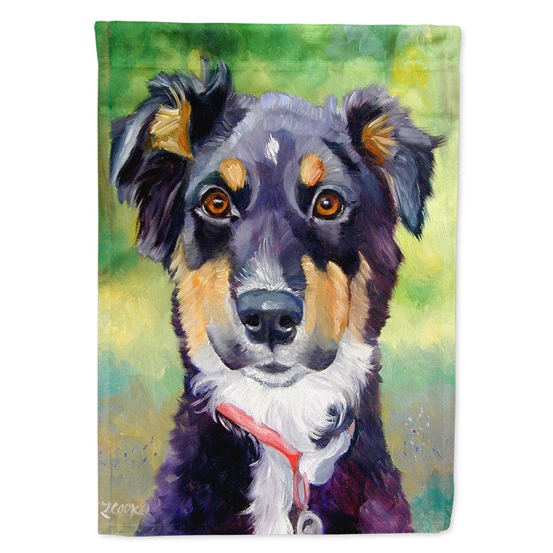 English Shepherd Flag Canvas House Size 7373CHF