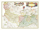 Vintage Map of Picardy, France 1665