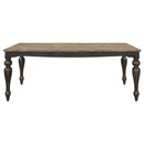 Kavita - Dining Table With Turned Leg - Brown by HouseOfZazla