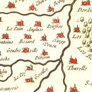 Vintage Map of Gastins & Hurepoix France 1665