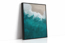 Aerial Drift Over Turquoise Tide