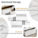 Extendable Coffee Table With 2 Hidden Storage Space And 2 Drawers For Living Room by HouseOfZazla