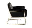 Keira - Accent Chair With Metal Base by HouseOfZazla