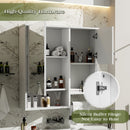Modern Wall Mounted Bathroom Medicine Cabinet, Bathroom Wall Storage Cabinet With Mirror by HouseOfZazla