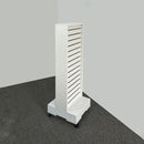 Double-sided slatwall display cabinet