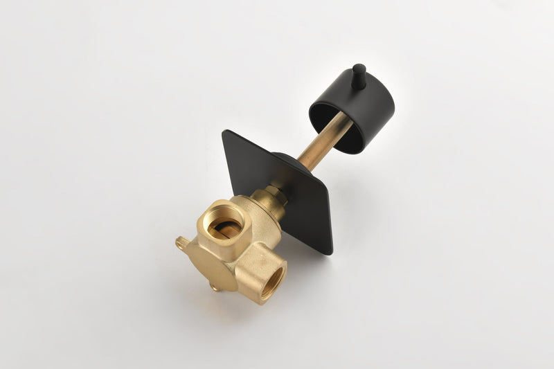 3/4" Cast Metal Volume Control Valve 3-Piece Extra High Flow Master Shower Volume Control Adjustable brass handle valve body, 1 piece each on the left and right