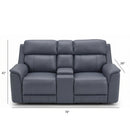 Oslo - Dual Power Reclining Loveseat With Console