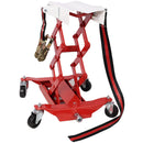 Heavy Duty Low Lift Transmission Jack With Nylon Safety Strap by HouseOfZazla
