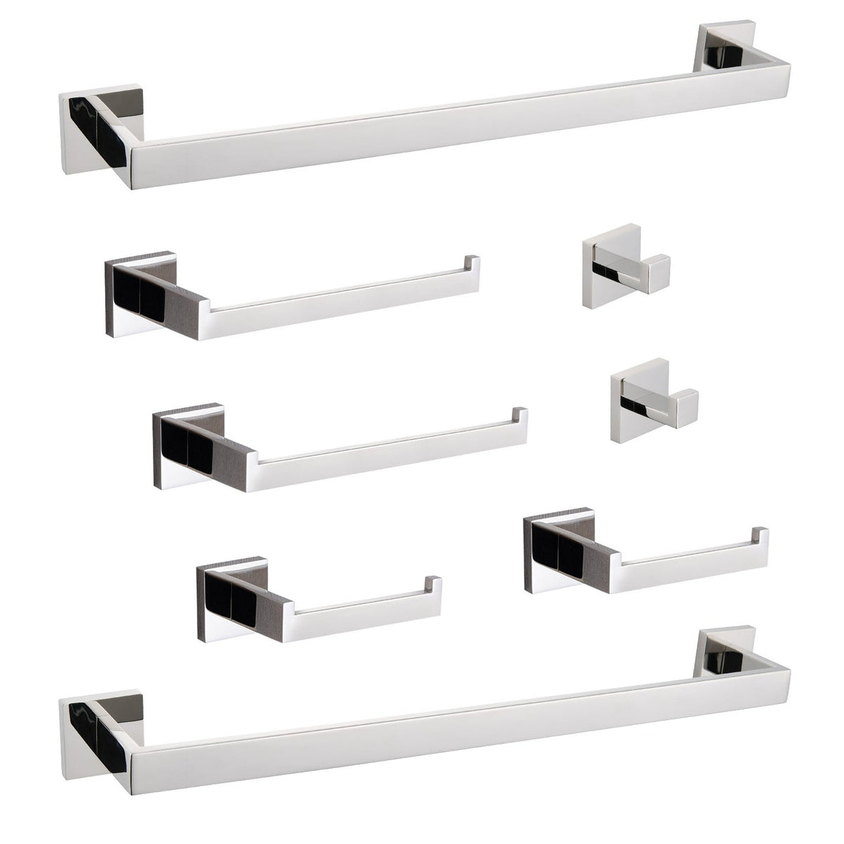 8-Piece Bathroom Hardware Set, photo 2 of 10